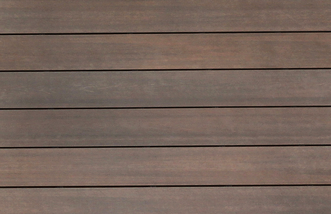 WPC-Terrassendiele, braun, Detailansicht, Oberfläche Holzmaserung, braun