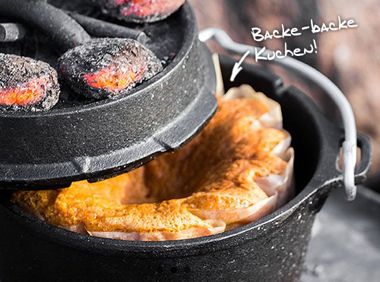 Dutch Oven aus Gusseisen für Outdoor Cooking von Petromax in Emmerke